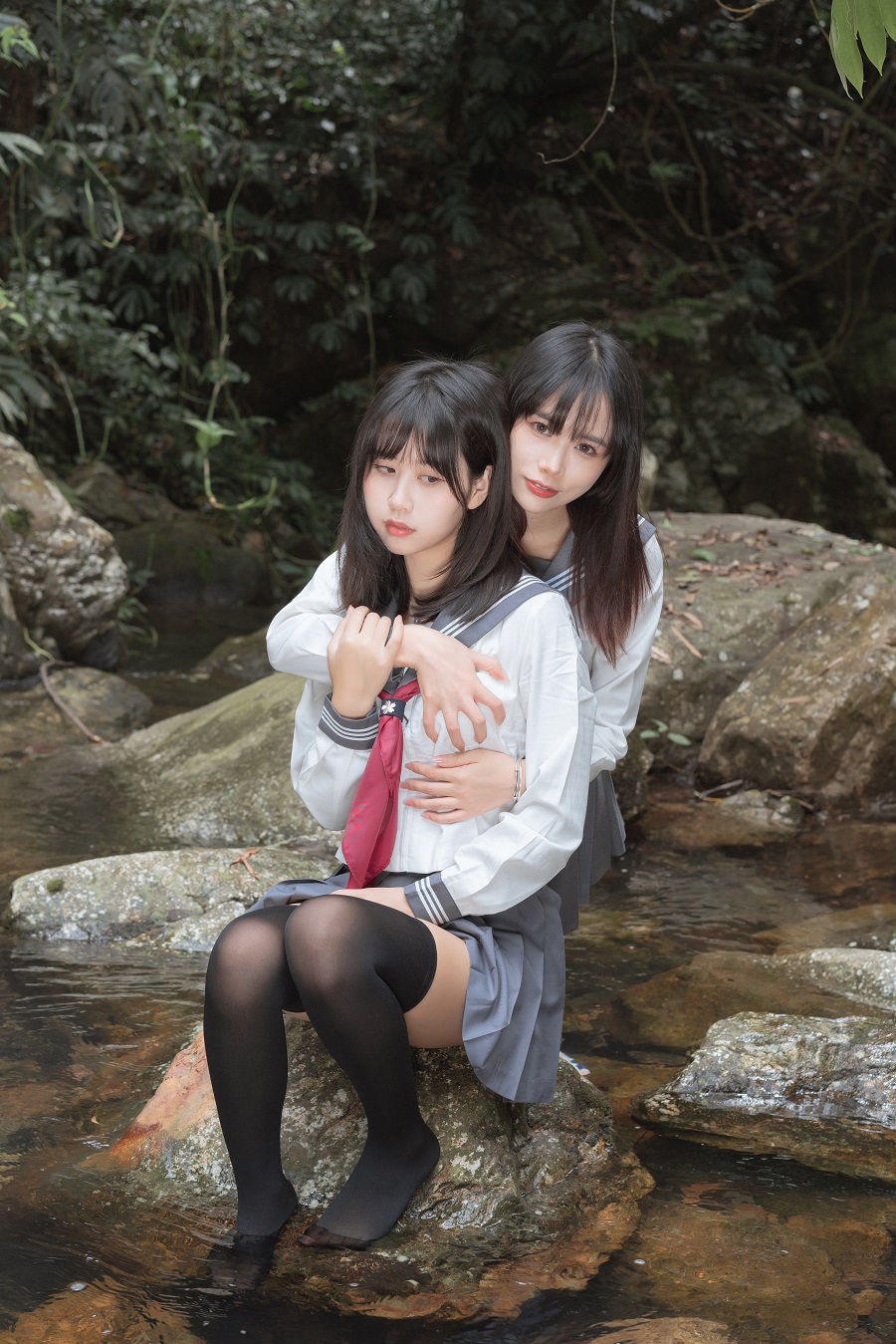 萌芽儿&请叫我若生-JK百合小溪[93P] 小姐姐 预览2图