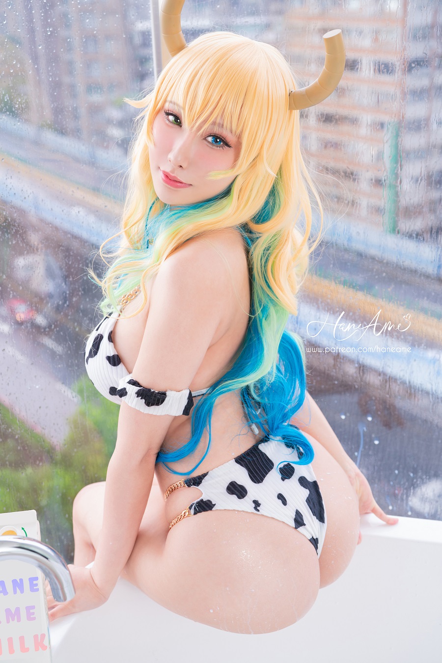 雨波_HaneAme-Kobayashi Lucoa MILK露科亚奶牛装[32P] 小姐姐 预览3图