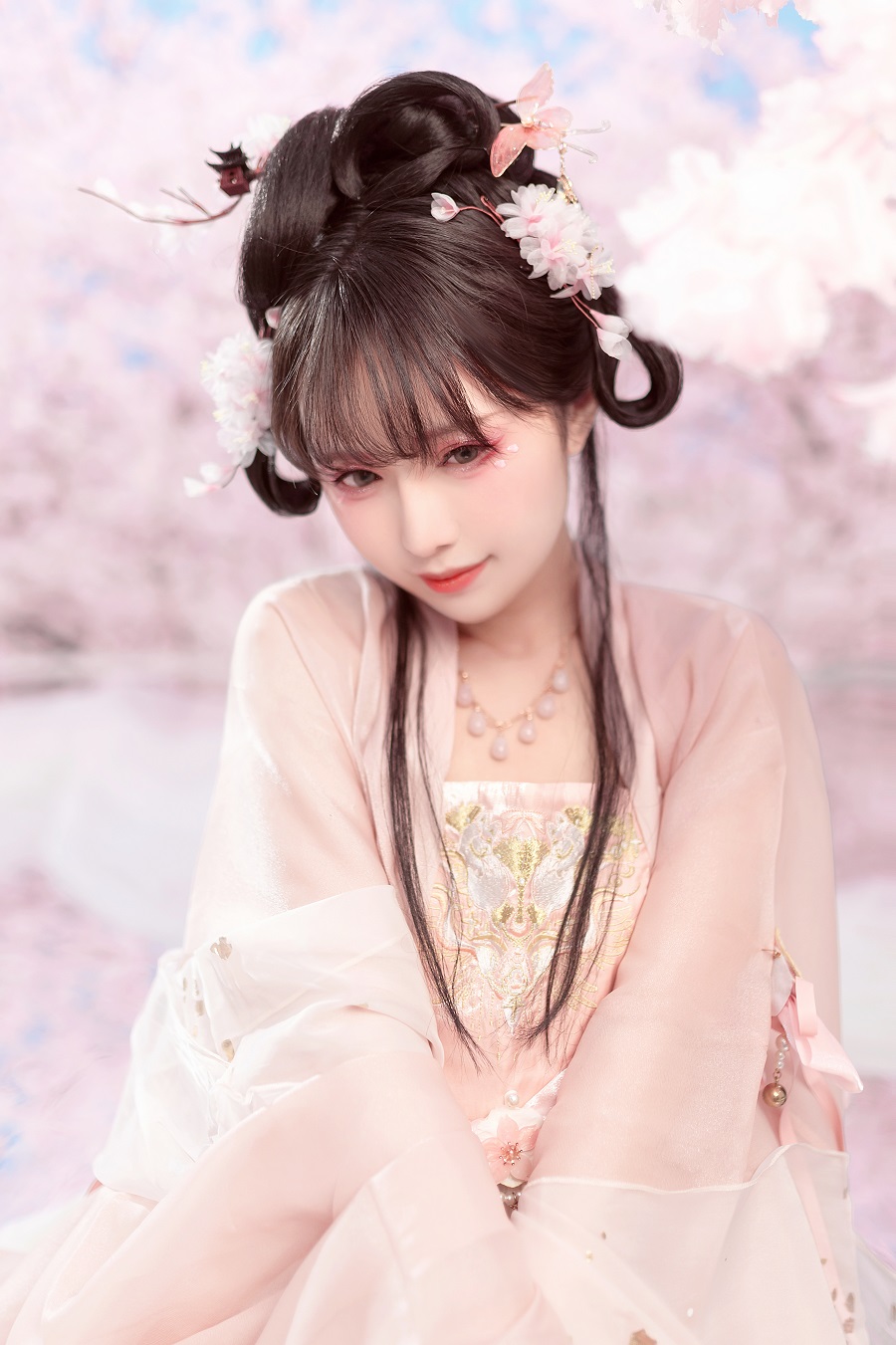 Shika小鹿鹿-汉服写真-桃之夭夭[13P] 小姐姐 预览3图