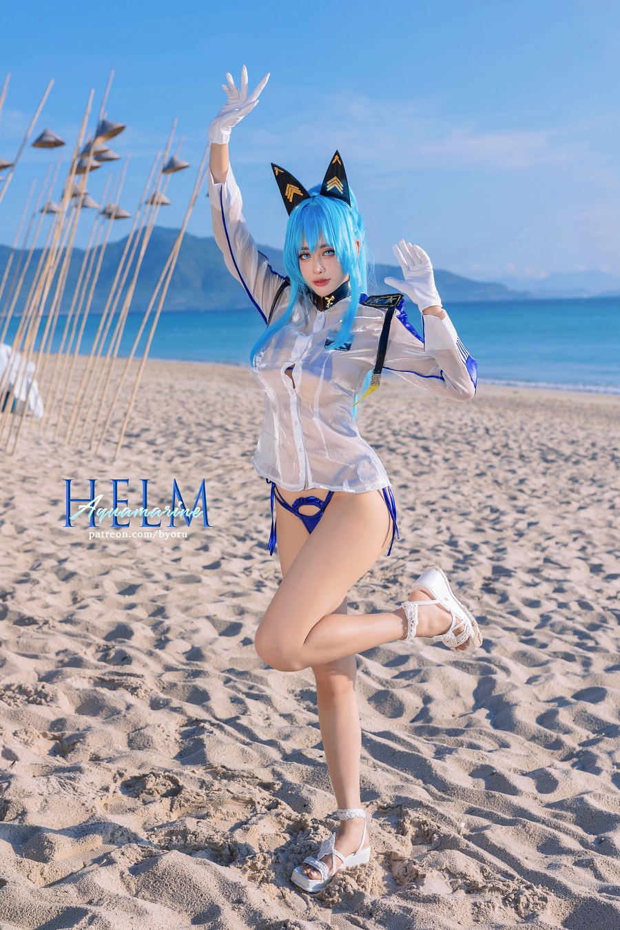 Byoru-Helm Aquamarine[58P] 小姐姐 预览1图